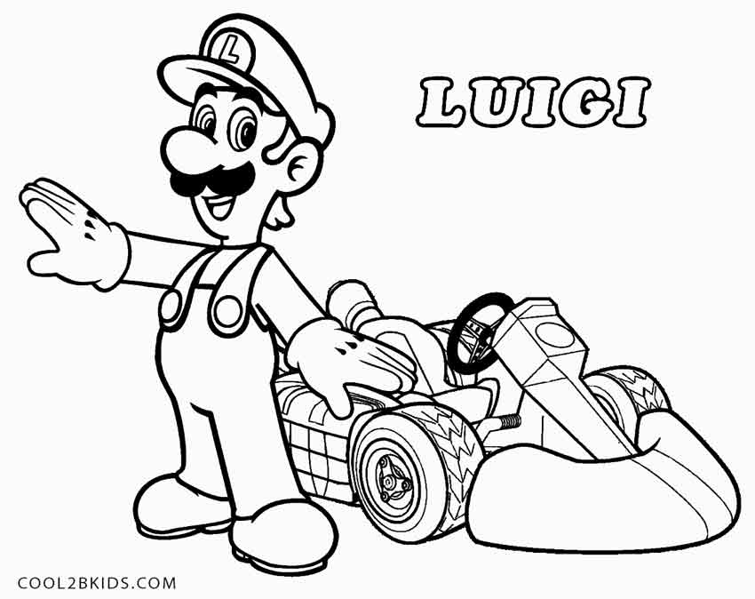 mario and luigi coloring printable luigi coloring pages for kids cool2bkids mario luigi and coloring 