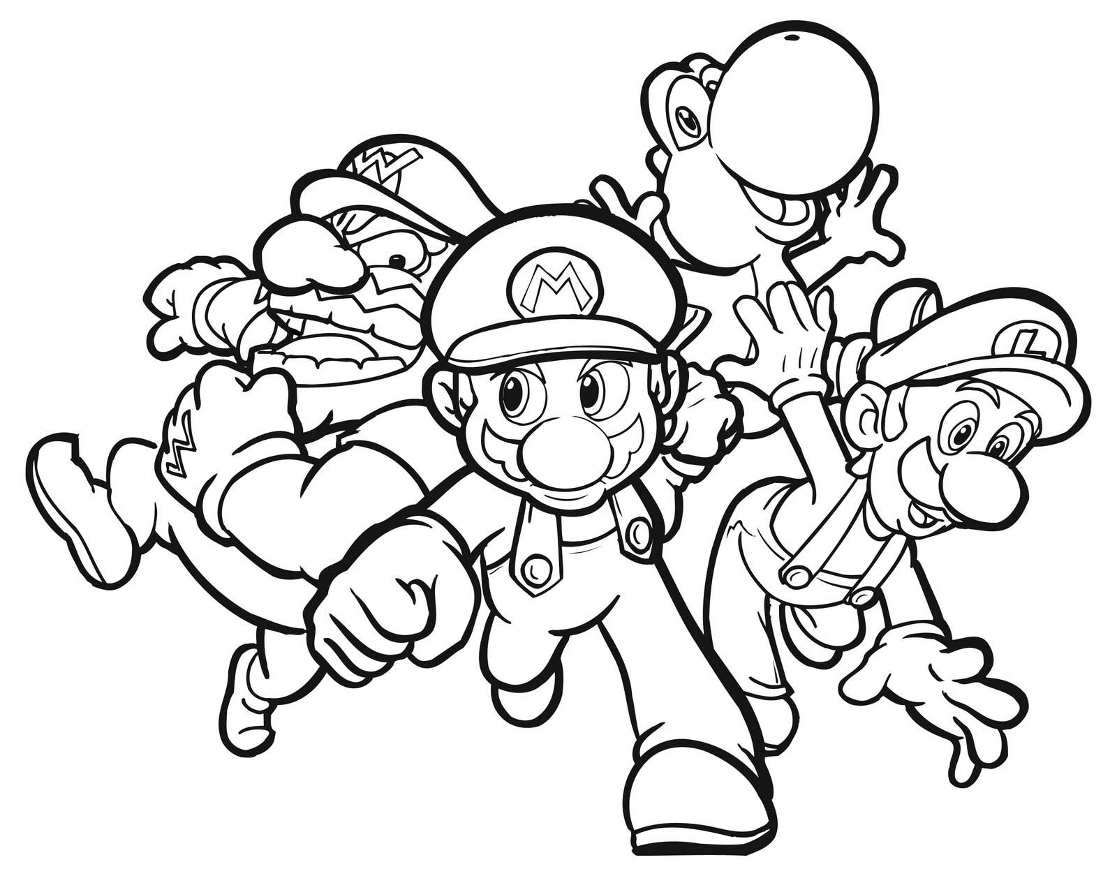 mario characters coloring pages mario characters coloring pages getcoloringpagescom mario coloring characters pages 