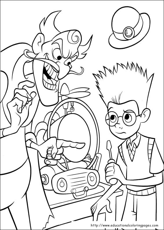 meet the robinsons coloring pages coloring page meet the robinsons coloring pages 6 meet the pages coloring robinsons 