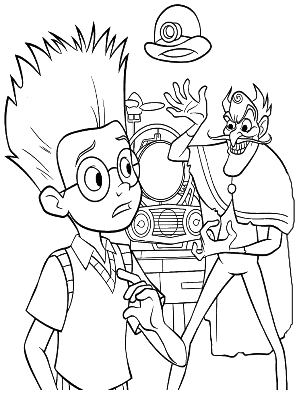 meet the robinsons coloring pages franny robinson coloring page free printable coloring pages robinsons meet pages coloring the 