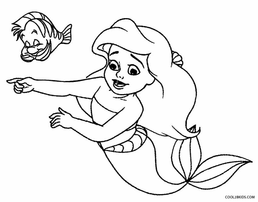 mermaid coloring page printable mermaid coloring pages for kids cool2bkids coloring page mermaid 1 1