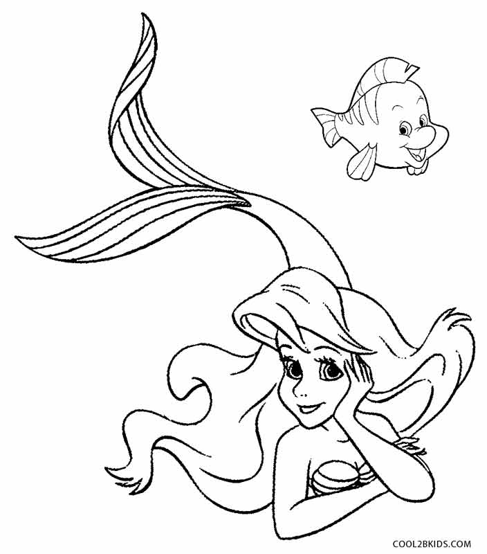 mermaid coloring page printable mermaid coloring pages for kids cool2bkids mermaid page coloring 