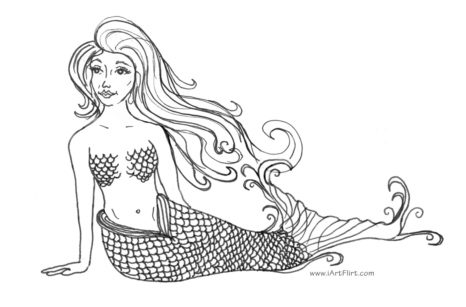 mermaid printable coloring pages free printable mermaid coloring pages for kids pages coloring mermaid printable 