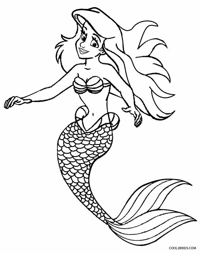 mermaid printable coloring pages free printable mermaid coloring pages for kids pages mermaid printable coloring 