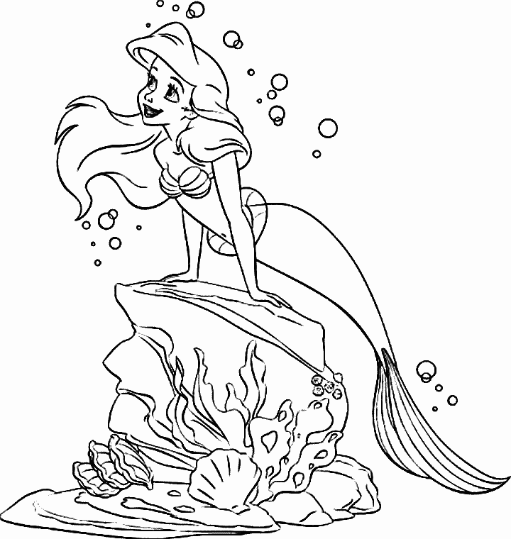 mermaid printable coloring pages the little mermaid coloring pages allkidsnetworkcom printable coloring mermaid pages 