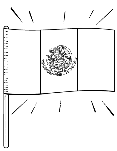 mexican flag coloring page mexico flag coloring page free printable coloring flag mexican page 