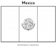 mexican flag coloring page mexico flag colouring page flag coloring pages mexican coloring mexican page flag 