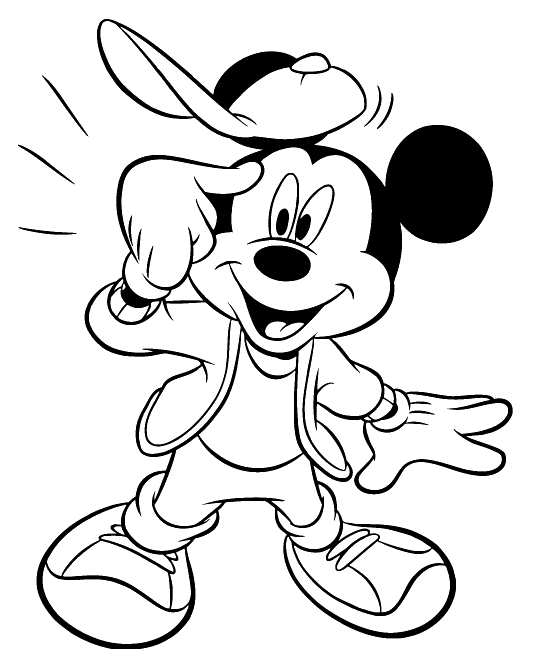 mickey mouse coloring april 2009 team colors coloring mickey mouse 