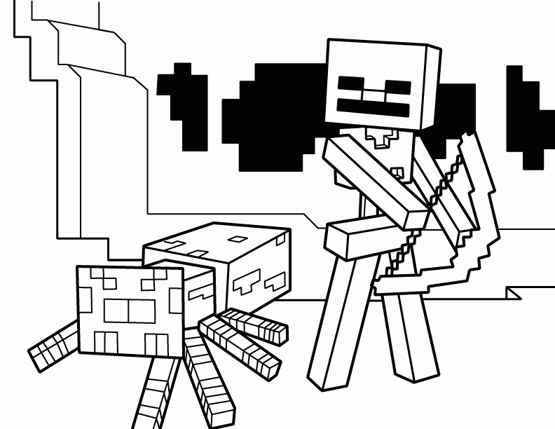minecraft coloring pages wither how to draw a minecraft wither withers step by step wither coloring minecraft pages 