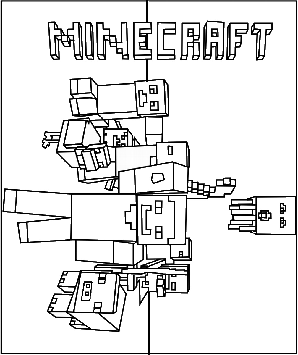 minecraft printouts herobrine with sword coloring page minecraft coloring minecraft printouts 