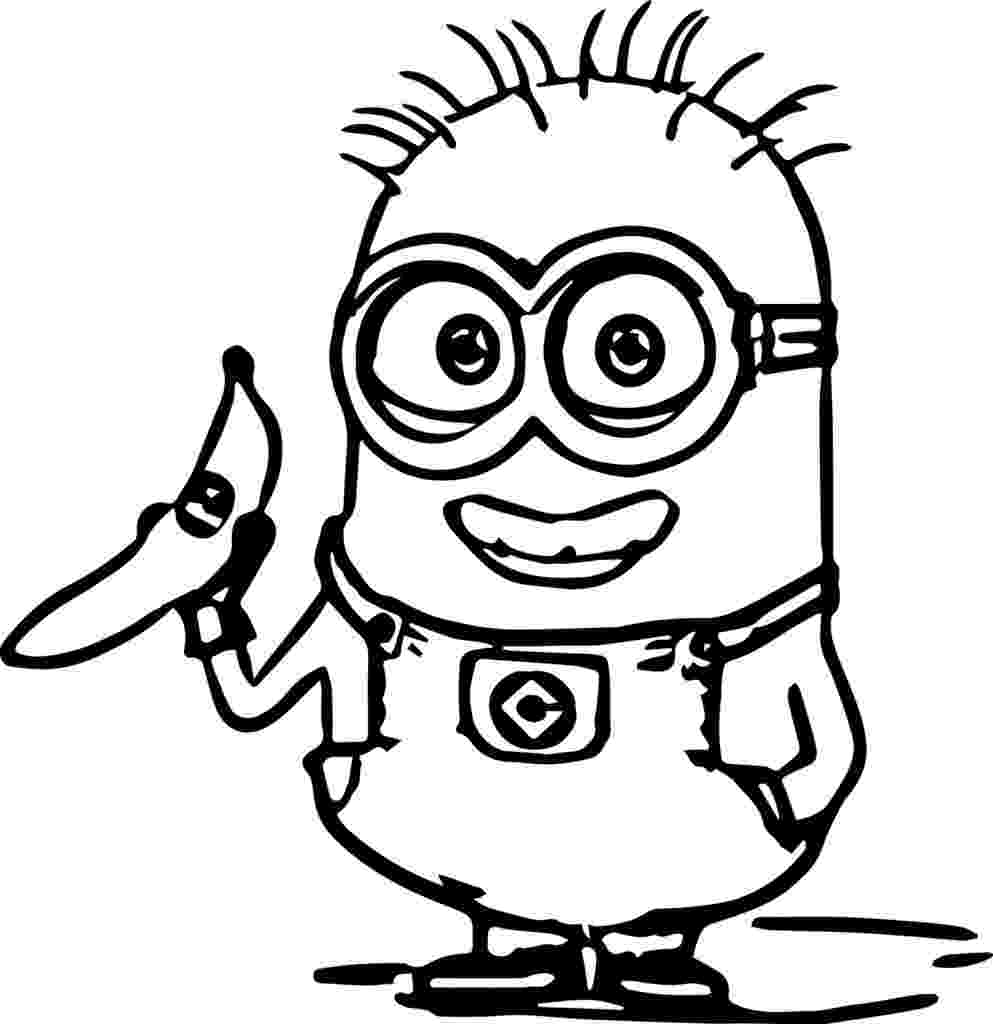 minions pictures to colour banana coloring pages best coloring pages for kids to pictures minions colour 