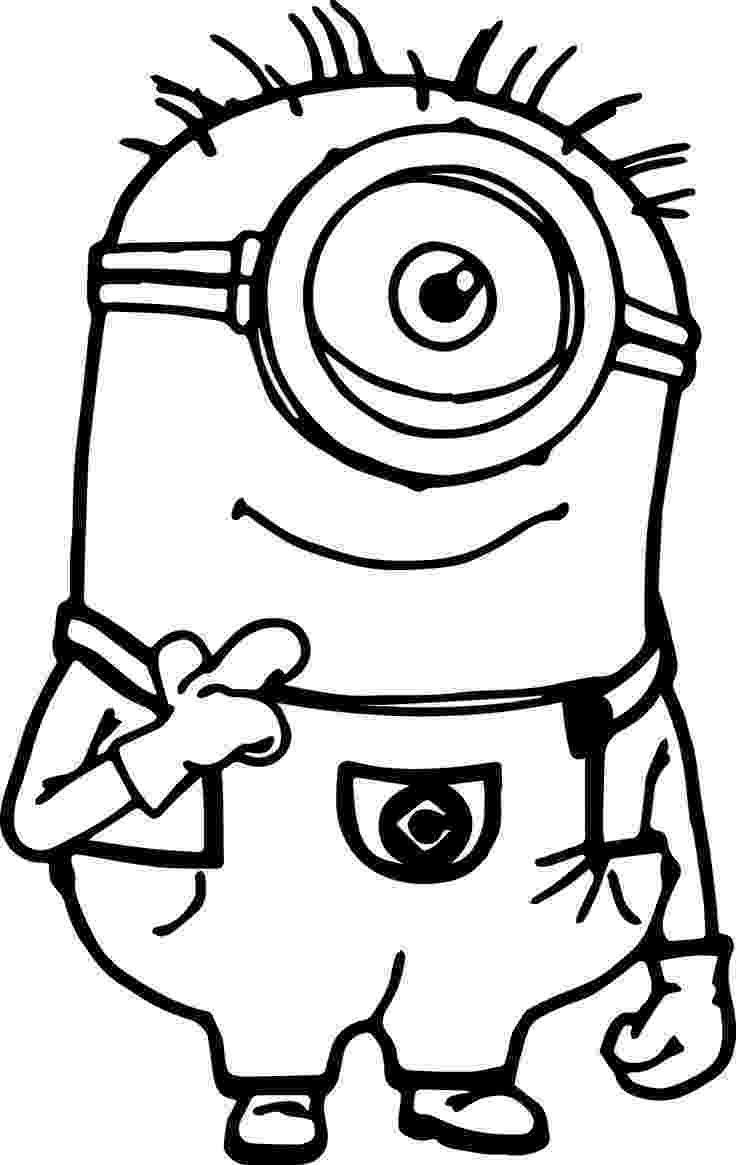 minions pictures to colour minions coloring pages bob coloring home pictures to minions colour 