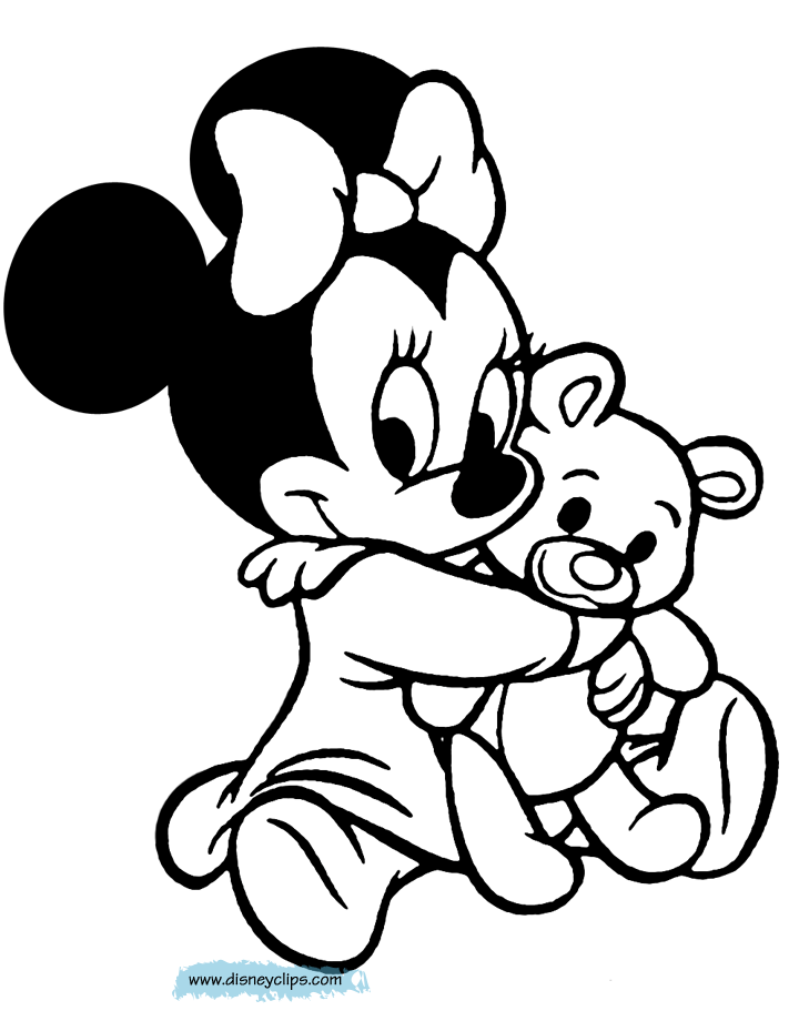 minnie mouse coloring pages free baby minnie mouse pic free download best baby minnie pages mouse free coloring minnie 