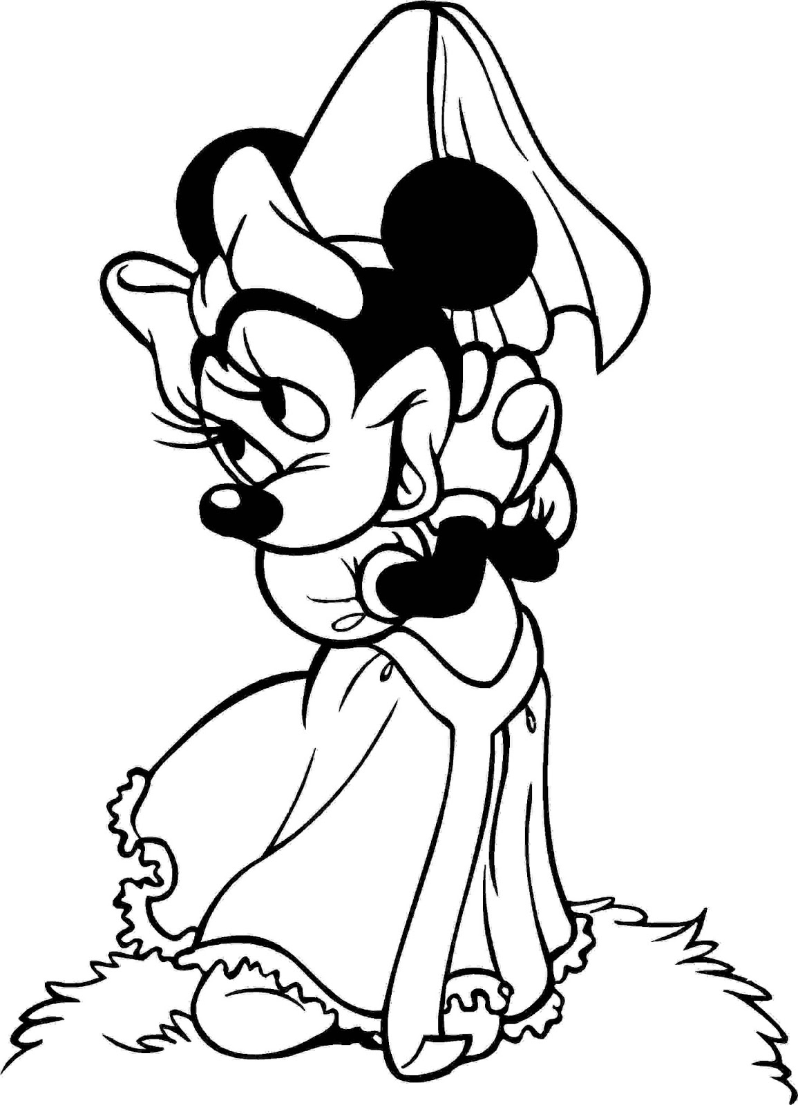 minnie mouse coloring pages free free disney minnie mouse coloring pages pages mouse coloring minnie free 