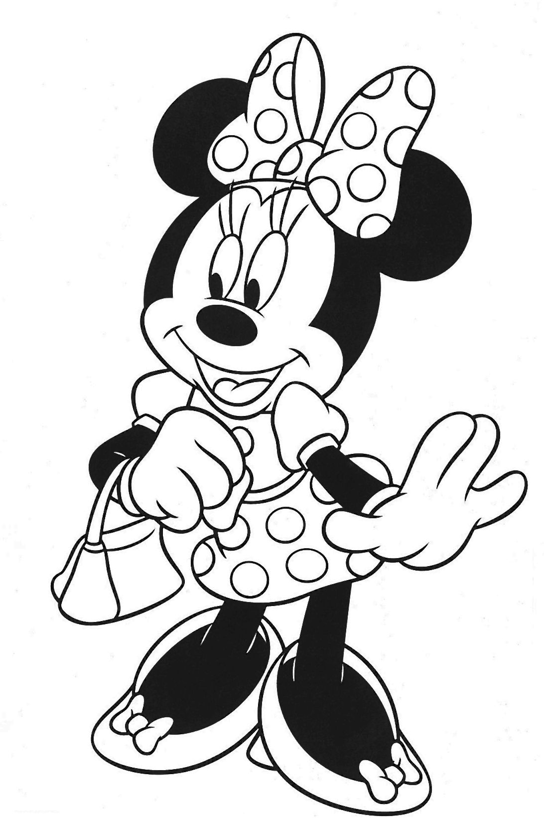 minnie mouse printable coloring pages free printable minnie mouse coloring pages for kids mouse minnie pages coloring printable 