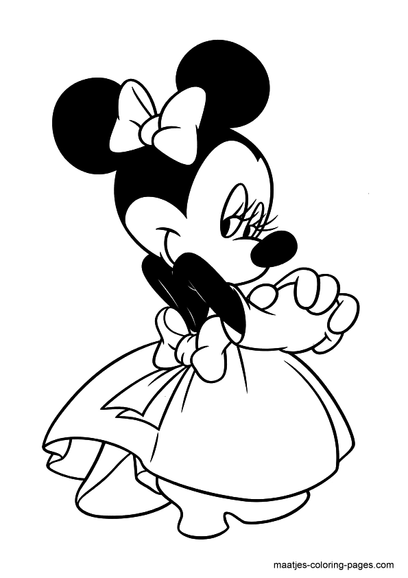 minnie mouse printable coloring pages katieyunholmes coloring pages minnie mouse printable mouse coloring minnie pages 