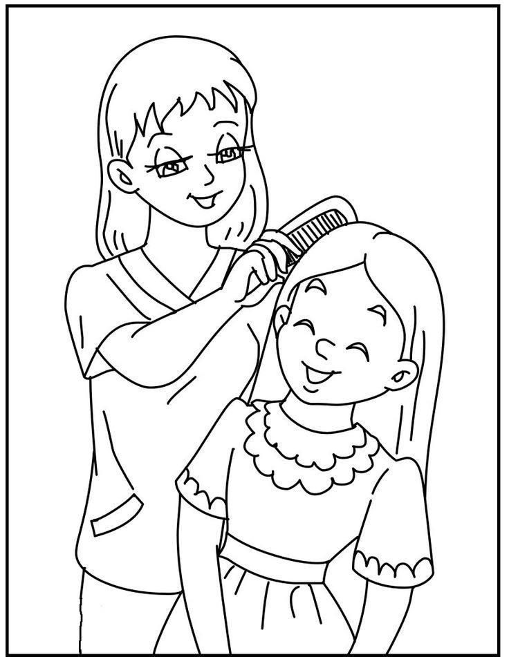 mom coloring pages mothers daychildrens stories poems carolyn39s coloring mom pages 