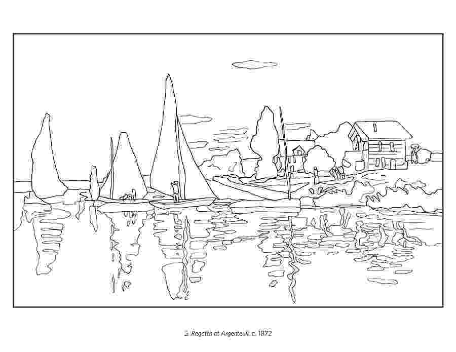 monet coloring pages quotthe water lily pondquot by monet collaborative activity pages coloring monet 