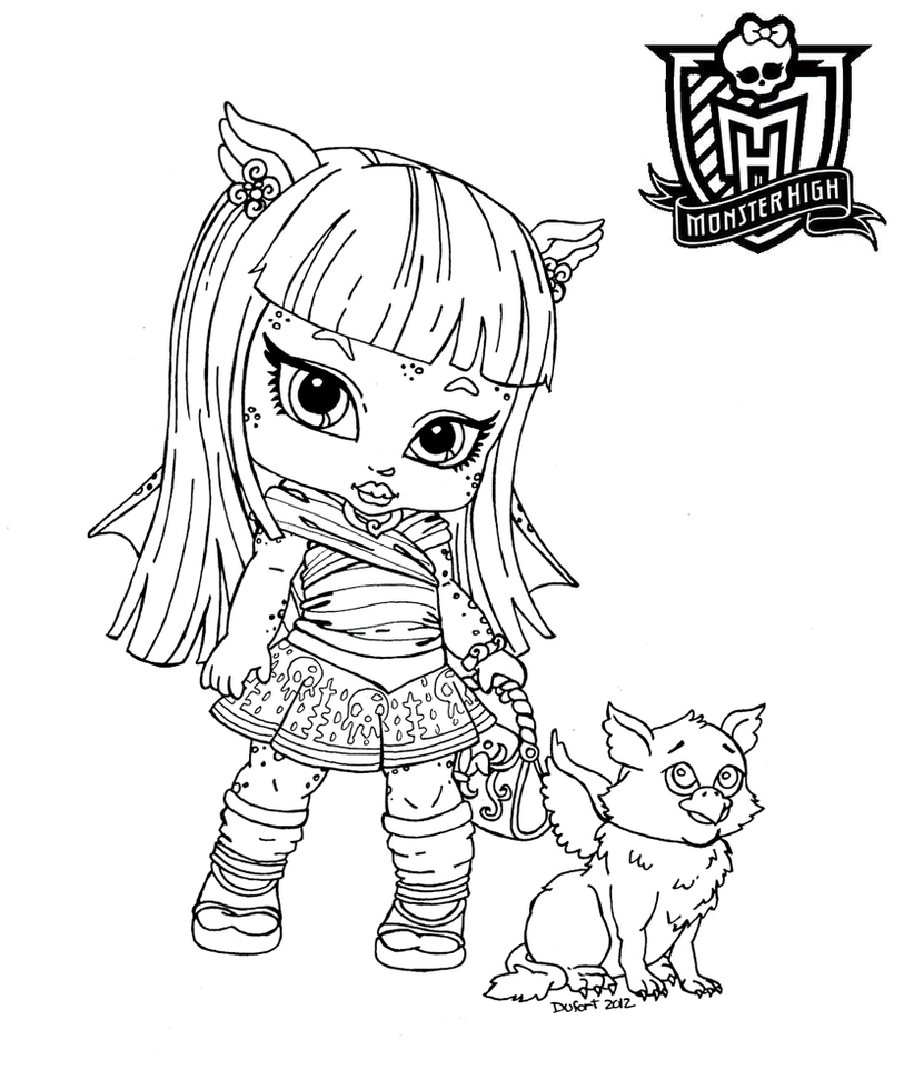 monster high baby coloring pages all about monster high dolls baby monster high character baby high monster pages coloring 