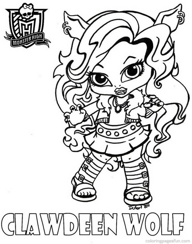 monster high baby coloring pages baby monster high coloring page getcoloringpagescom high monster baby pages coloring 