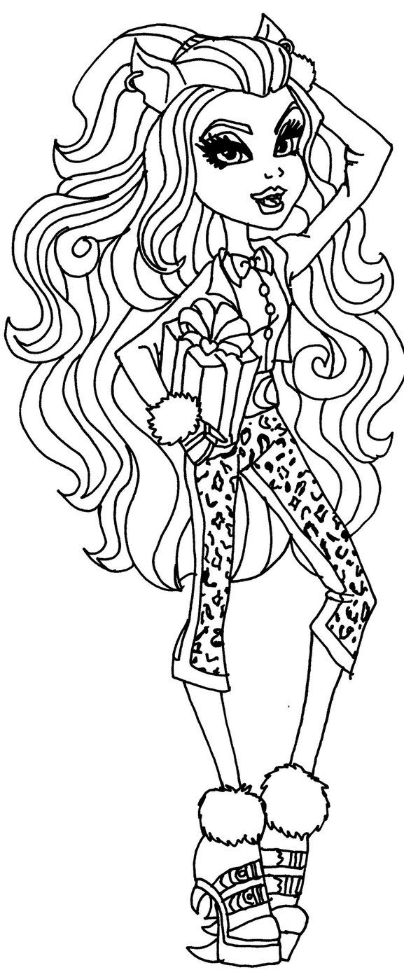 monster high coloring pages clawdeen wolf monster high clawdeen coloring pages getcoloringpagescom wolf monster high clawdeen pages coloring 