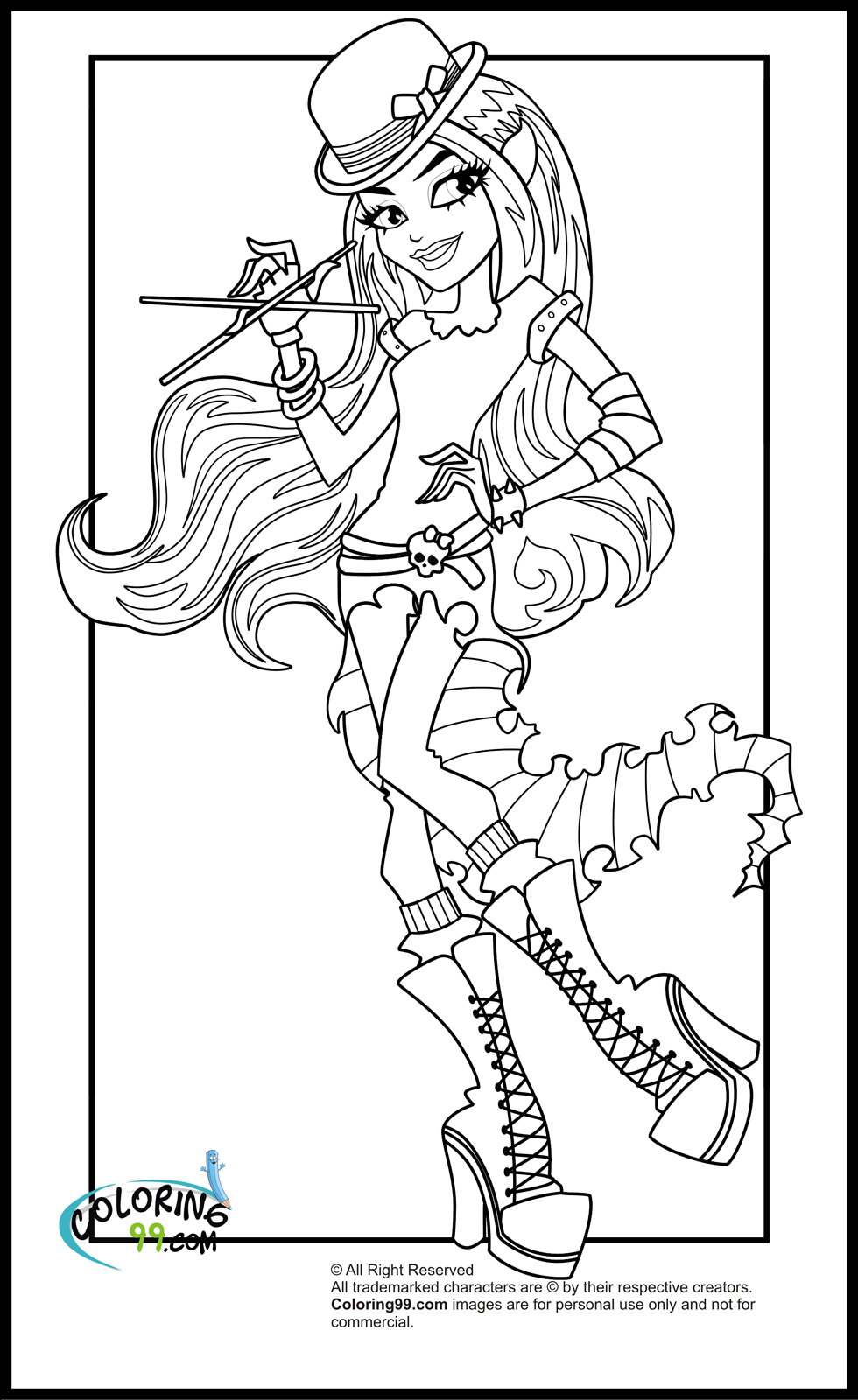monster high colouring books coloring pages monster high coloring pages free and printable high monster books colouring 