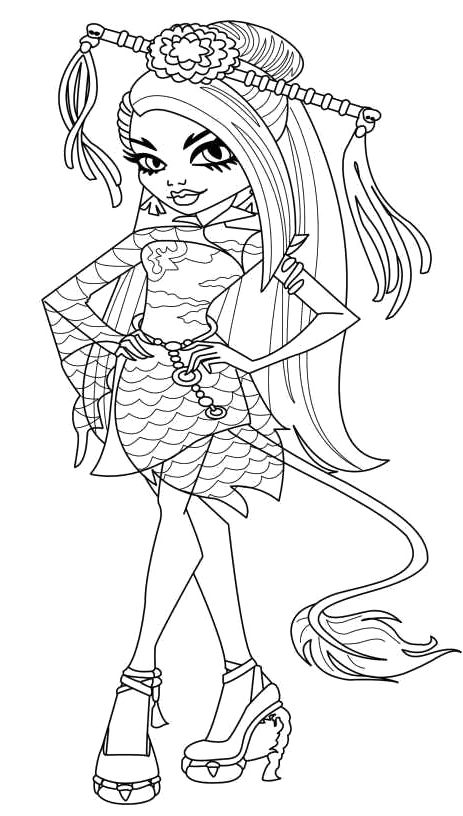 monster high doll coloring pages coloring pages monster high coloring pages free and printable pages coloring high monster doll 
