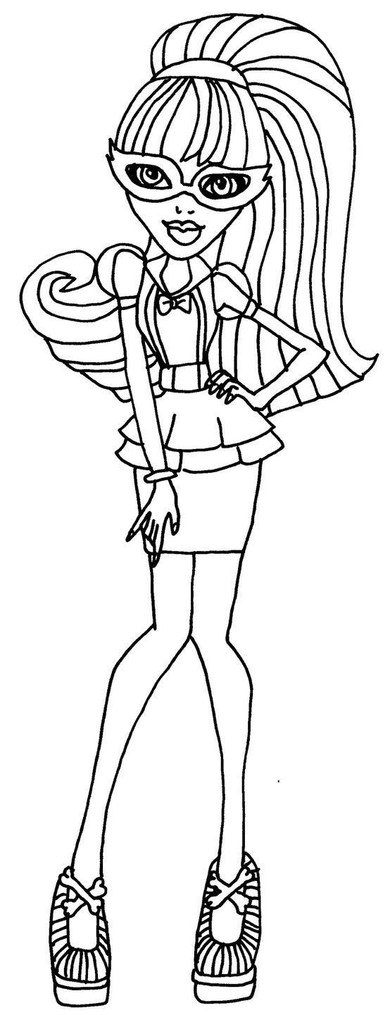 monster high monster high coloring pages team colors high monster 