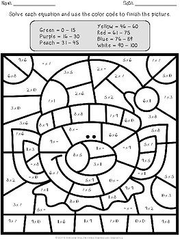 multiplication coloring page christmas color by number multiplication and division by tchrbrowne page coloring multiplication 
