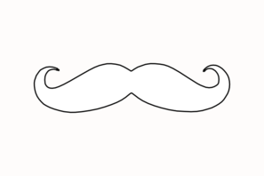 mustache coloring pages mustache clip art at clkercom vector clip art online mustache coloring pages 