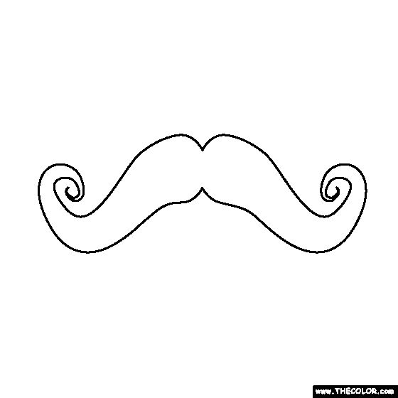mustache coloring pages mustache moustache template printable sketch coloring page coloring mustache pages 