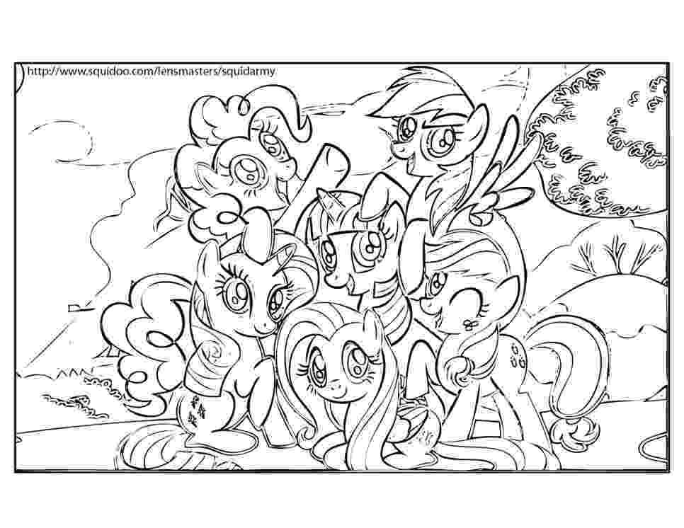 my little pony friendship is magic pictures my little pony coloring pages friendship is magic team my pictures is pony magic friendship little 
