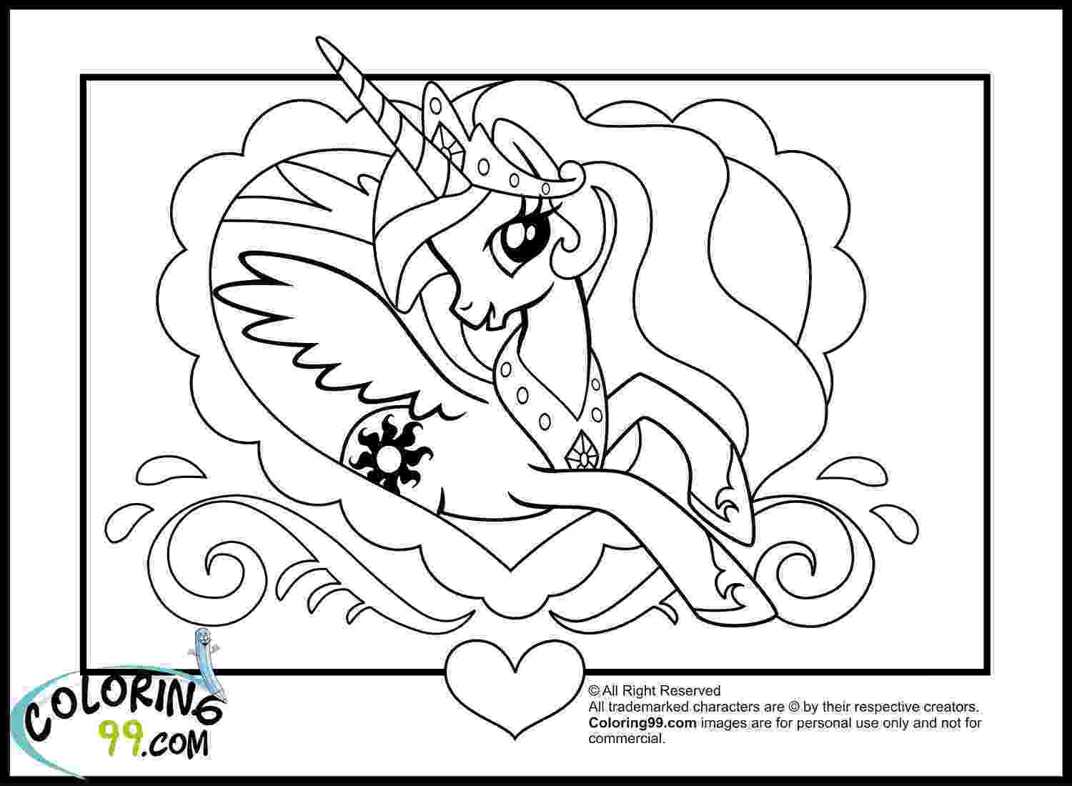 my little pony pages to color 20 my little pony coloring pages your kid will love neat little pages color to pony my 