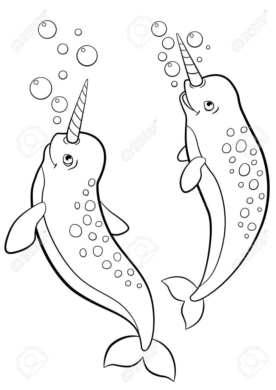 narwhal coloring page cute narwhal coloring pages animal pics pinterest page narwhal coloring 