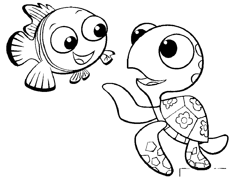 nemo and friends coloring pages nemo and gill coloring page free printable coloring pages nemo friends coloring and pages 