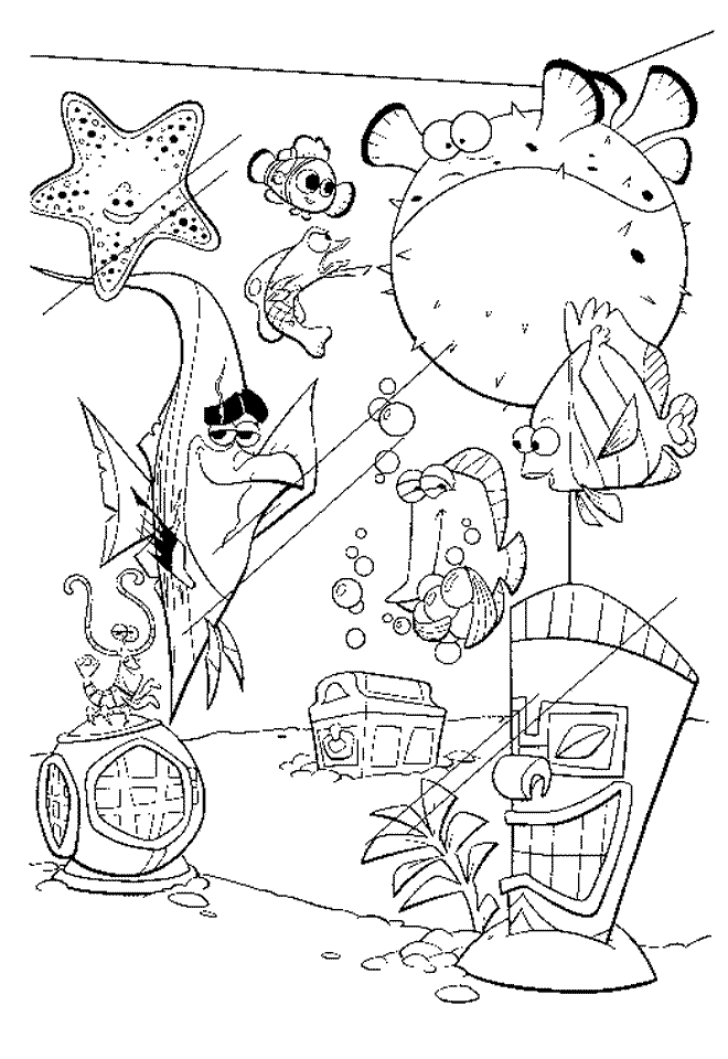 nemo and friends coloring pages nemo coloring pages to print free printable coloring coloring and pages nemo friends 