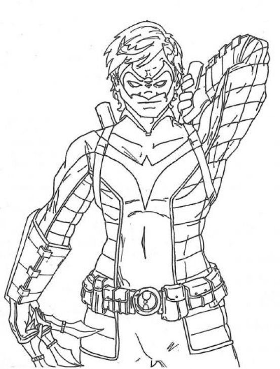 nightwing coloring pages free printable nightwing coloring pages for kids coloring pages nightwing 1 1