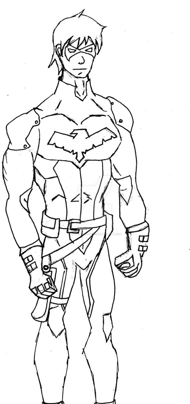 nightwing coloring pages free printable nightwing coloring pages for kids pages nightwing coloring 
