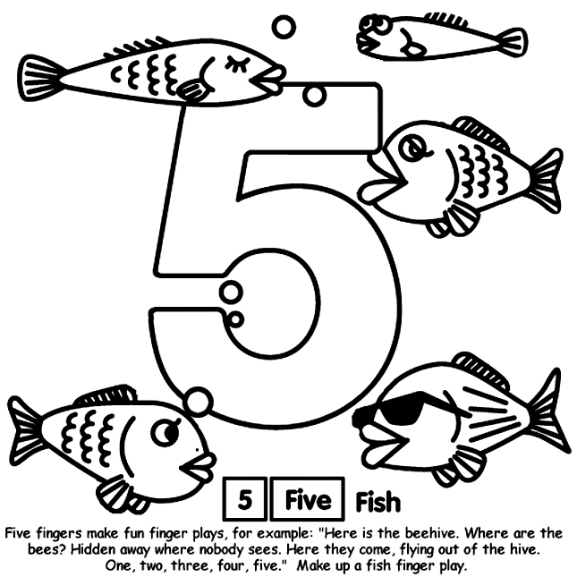 number 5 coloring sheet coloring pages numbers 1 thu 10 materialforenglishclasses sheet 5 coloring number 
