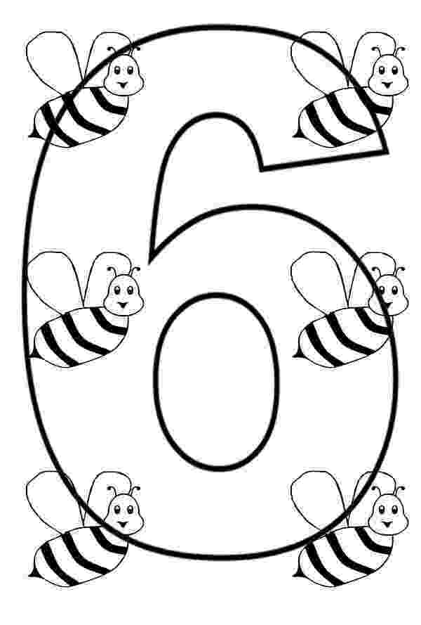 number 6 coloring pages number 6 coloring page getcoloringpagescom sketch coloring pages coloring number 6 