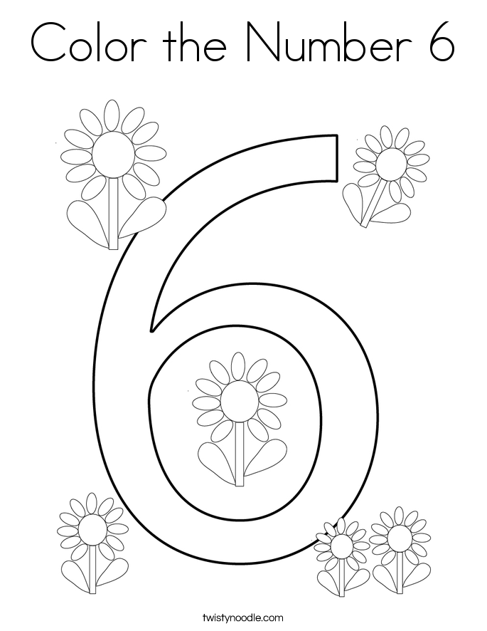 number 6 coloring pages number 6 sheet coloring pages coloring 6 pages number 
