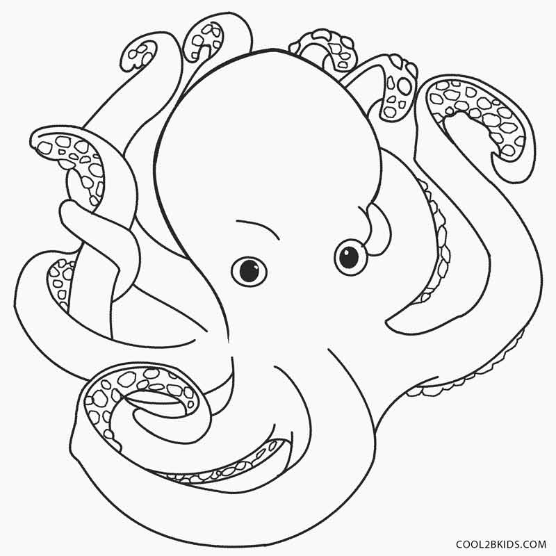 octopus color page free printable octopus coloring pages for kids octopus page color 