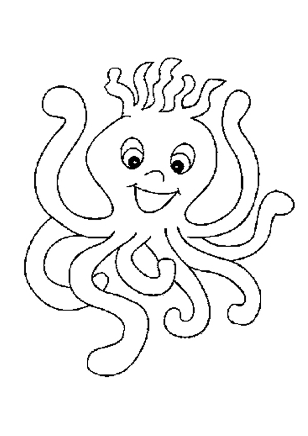octopus color page printable octopus coloring page for kids cool2bkids page color octopus 