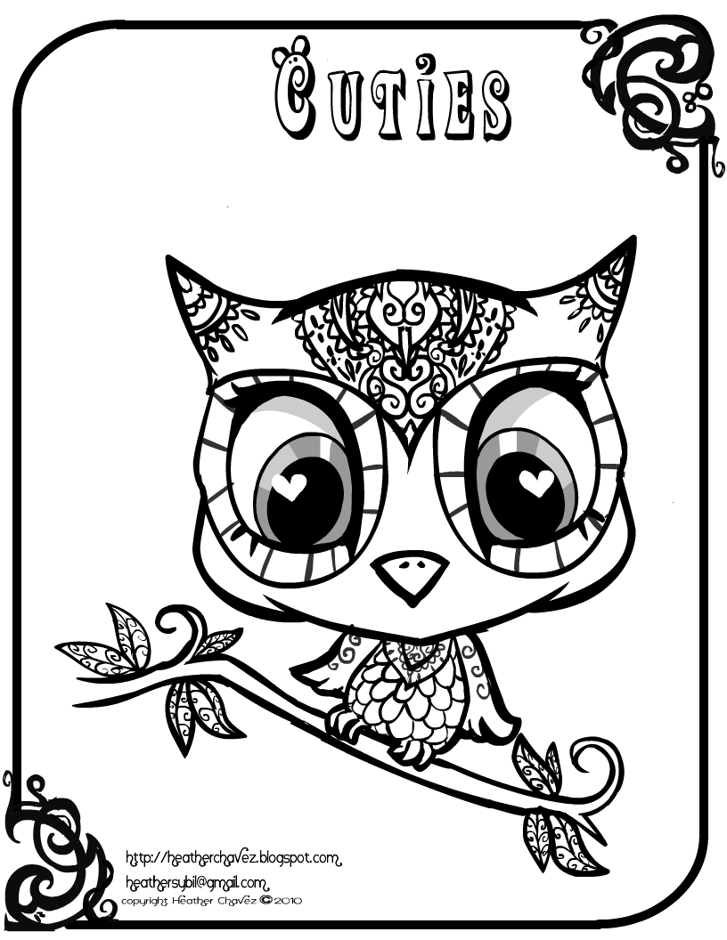 owl coloring page inkspired musings a parliament of owls owl page coloring 
