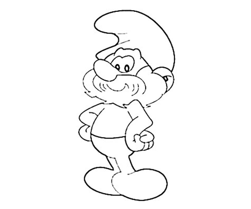 papa smurf coloring pages 11 papa smurf coloring page papa pages smurf coloring 