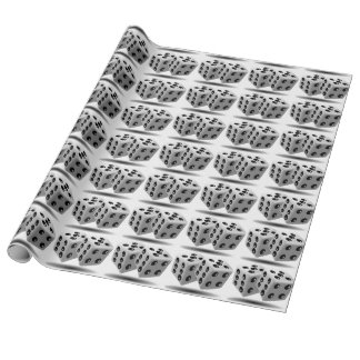 paper dice dice wrapping paper zazzle dice paper 