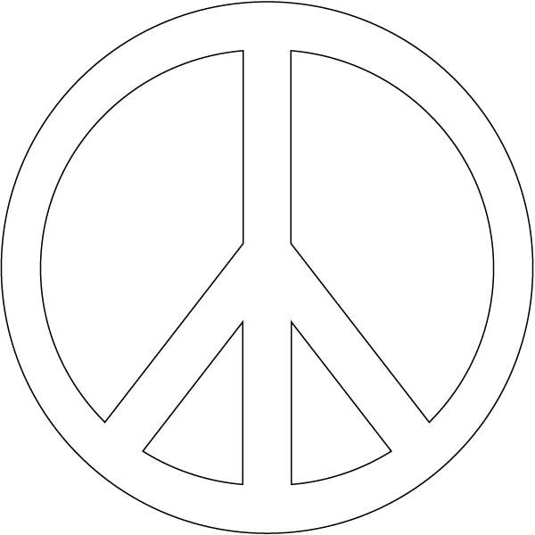 peace sign coloring page just kidding just hurts activity coloring pages coloring peace page sign 