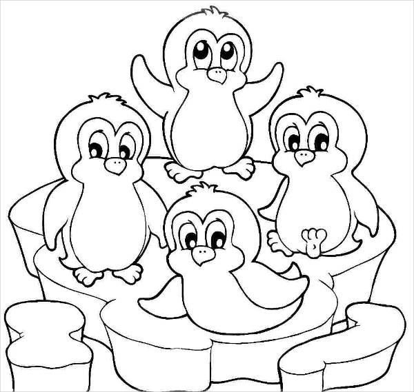 penguin colouring page printable penguin coloring pages for kids cool2bkids penguin colouring page 