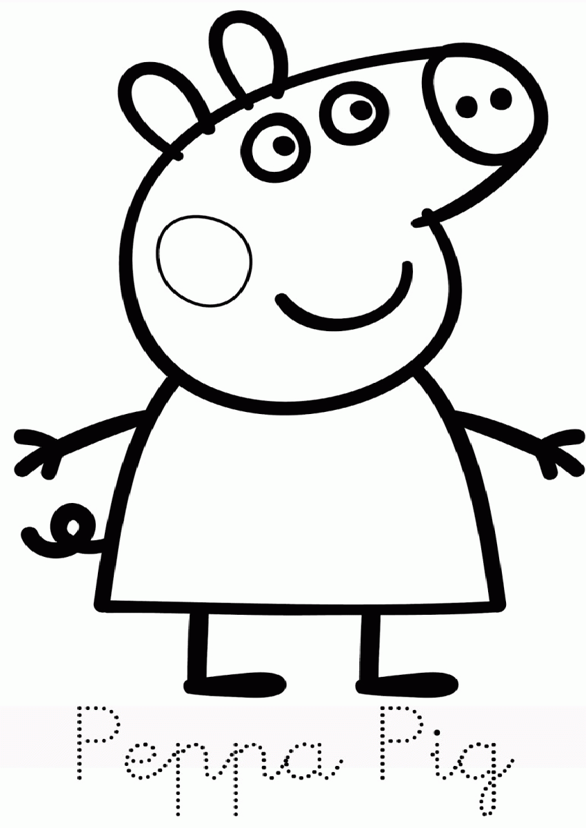 peppa pig colouring pictures to print printable coloring pages peppa pig coloring home colouring pig peppa to pictures print 
