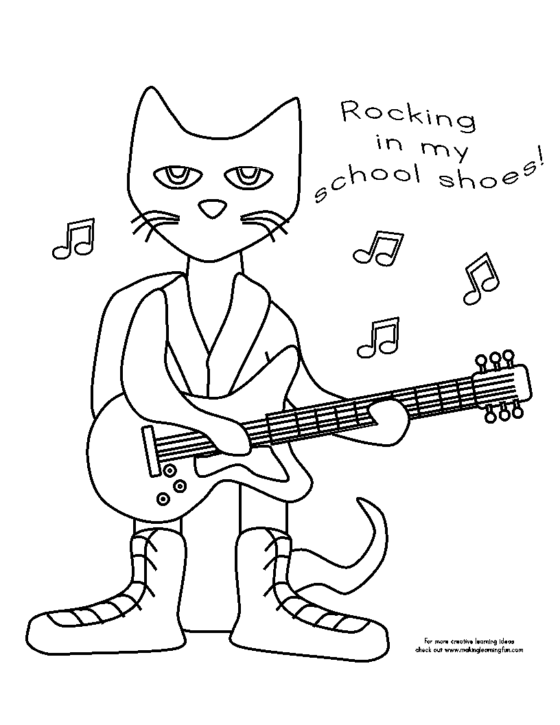 pete the cat coloring page free pete the cat printables coloring home pete page cat the coloring 